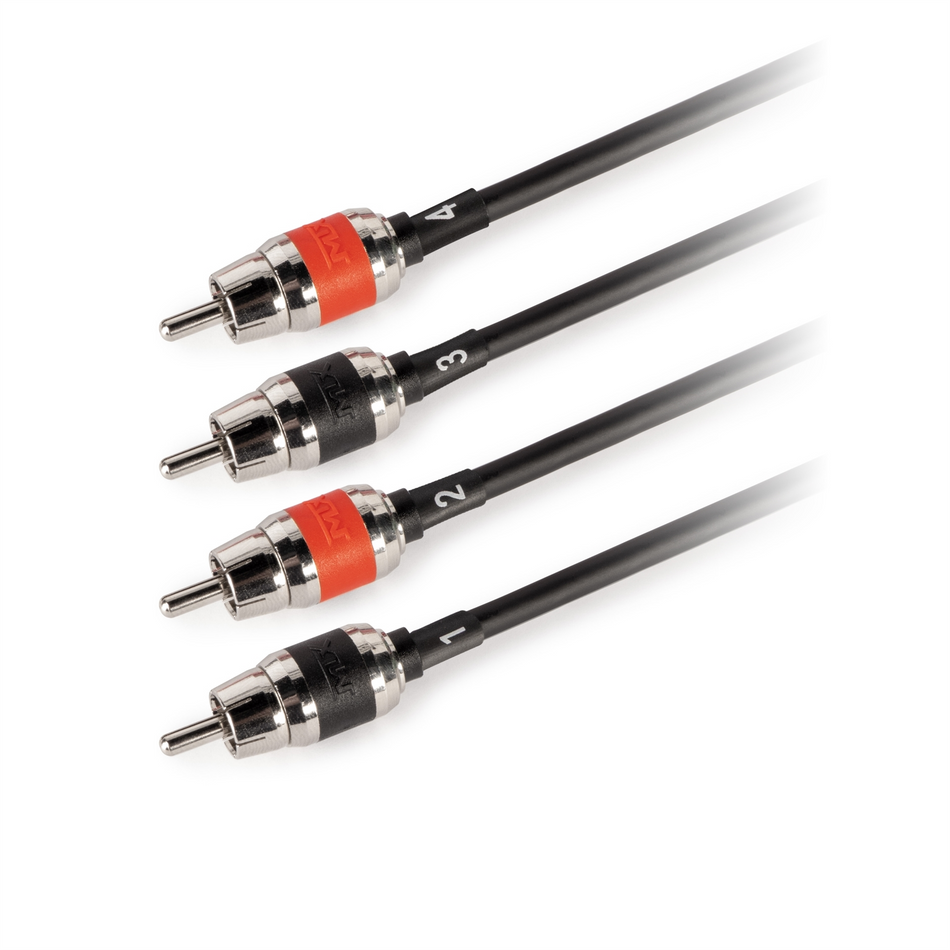 MTX TL317-4 ThunderLink 3-Series 4 Channel 17ft RCA Cable Hi-Flex OFC Wire