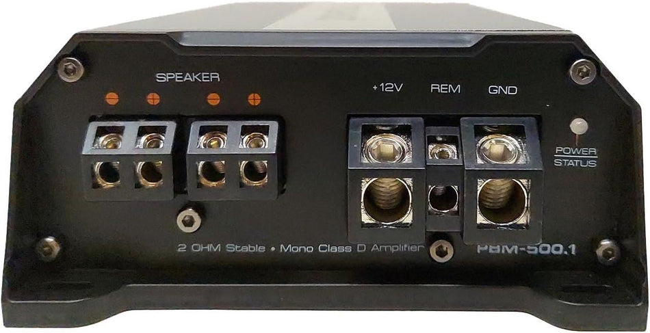 PowerBass PBM-500.1 Mini Amplifier Monoblock Full Range Class D 500W RMS
