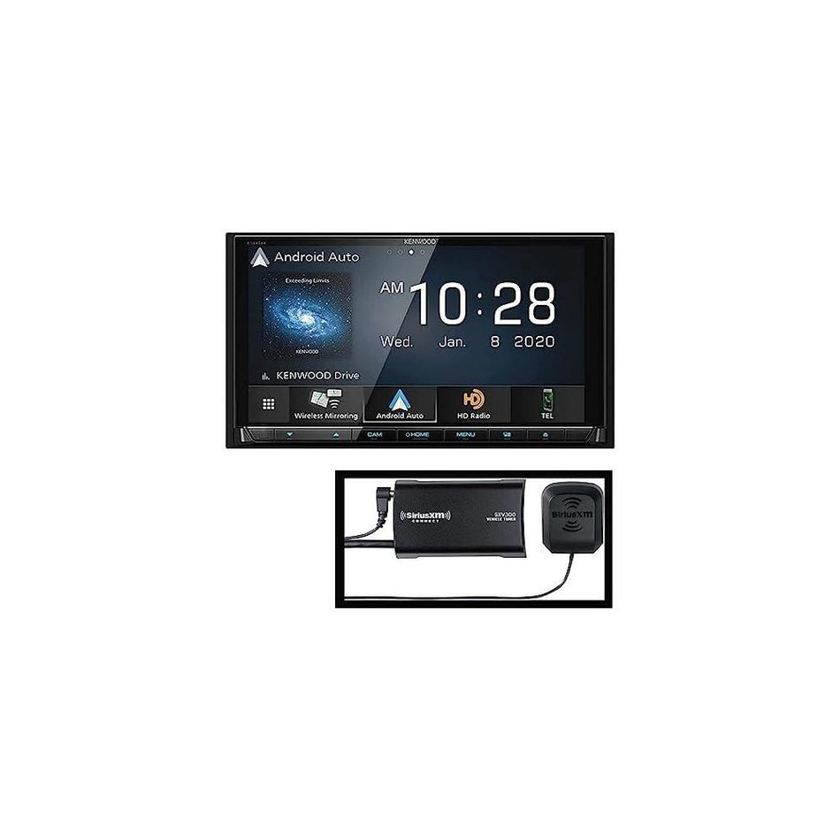 Kenwood DDX9707-SXM Product Bundle DDX9707S DVD receiver & SXV300V1 SiriusXM Tuner
