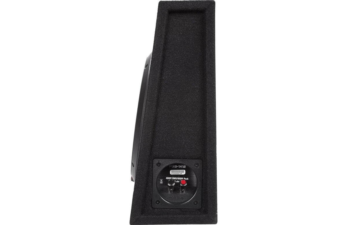 Rockford Fosgate P3S-1X12 Punch Single 12 Inch Subwoofer Shallow Loaded Enclosure