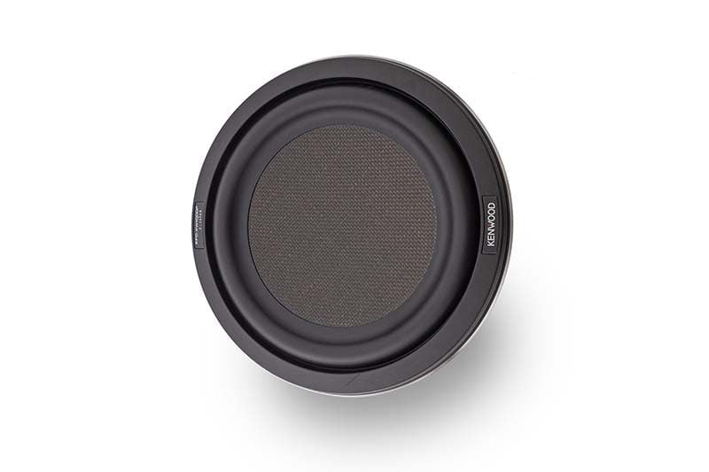 Kenwood KFC-XW1000F Excelon 10" Black Slim Subwoofer 1000W 4-Ohm Aluminum Cast