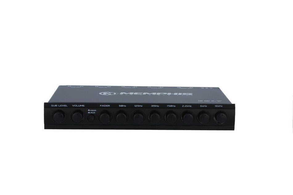 Memphis EQL7 Half DIN Graphic Equalizer 12V with 7 Band Graphic EQ