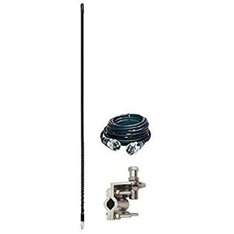 Aries 10813 3 Feet Mirror Mount Kit 500 Watt CB Radio Antenna Black