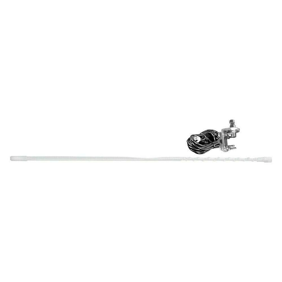 Aries 10821 Universal 4' Antenna Mirror Mount Kit - White