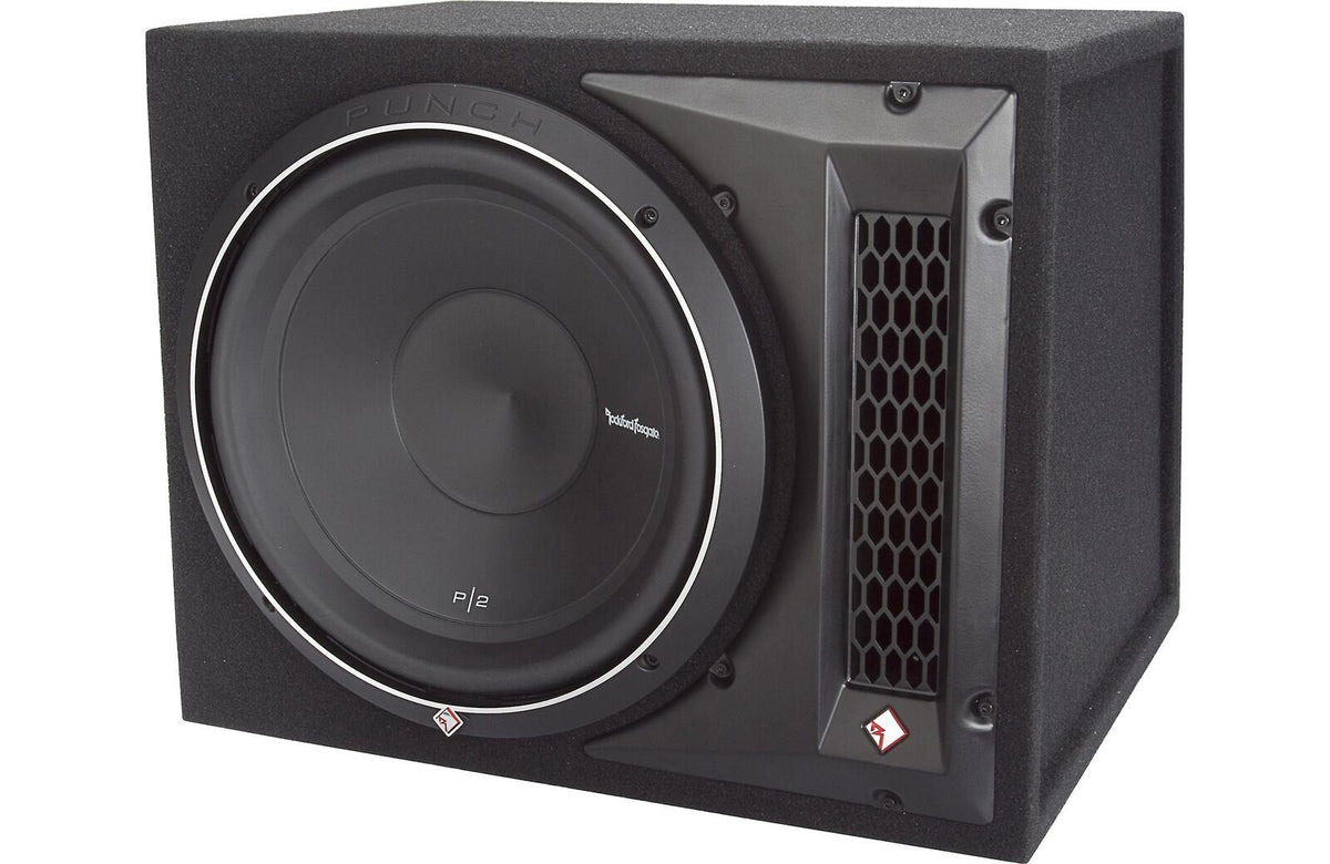 Rockford Fosgate P2-1X12 12 Inch Ported Loaded Enclosure Car Subwoofers