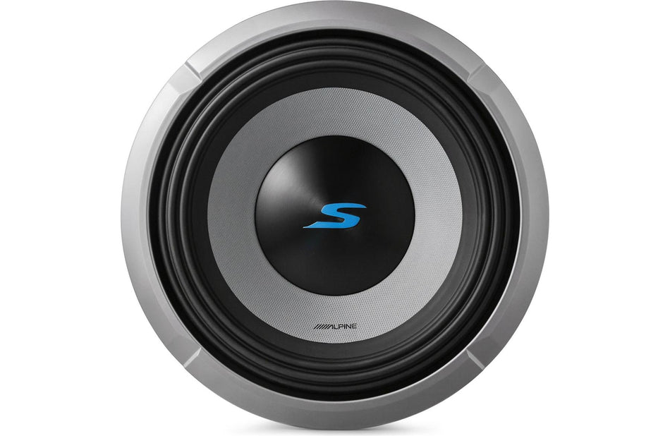 Alpine S2-W10D4 Next-Gen S-Series 10" Subwoofer Dual 4-Ohm Voice Coils 600W RMS