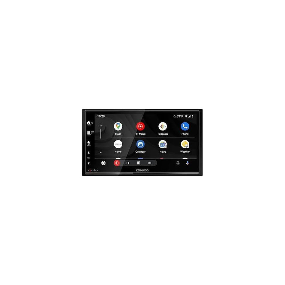 Kenwood DMX709S 6.8" Multimedia Receiver Dual DIN LCD Panel with Apple CarPlay