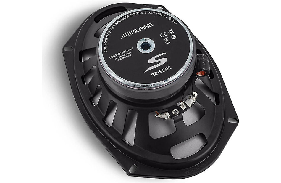 Alpine S2-S69C S2 Series 6x9" 2-Way Component Speakers 260W Peak 85W RMS