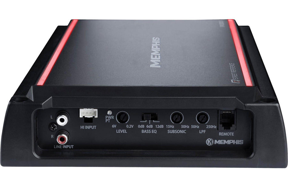 Memphis Audio SRX1200.1V Monoblock Amplifier Class A/B with LED 1200W RMS Power