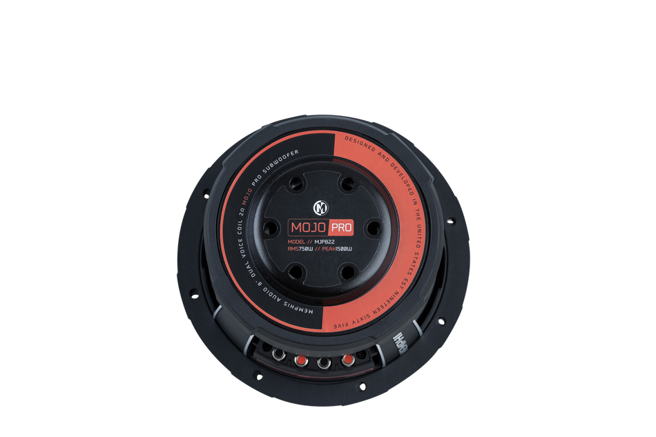 Memphis Audio MJP844 MOJO Pro 8" Subwoofer DVC 4-Ohm 1500W Peak 750W RMS