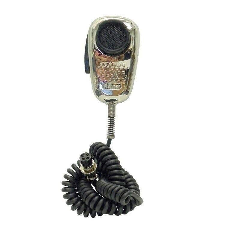 Ranger SRA198-C 4 Pin CB/Ham Radio Microphone Noise Canceling Mic Chrome