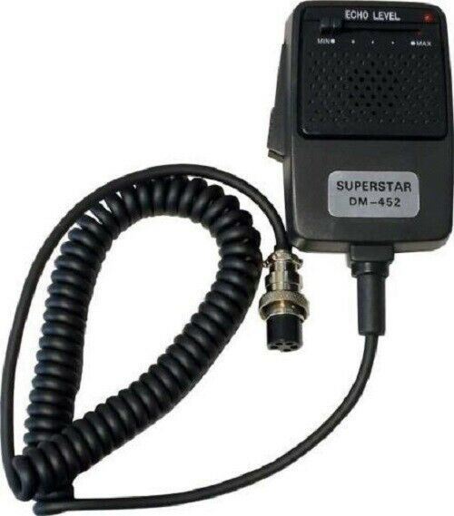 Workman DM452 Superstar CB Radio 4 Pin Echo Power Mic Microphone Cobra