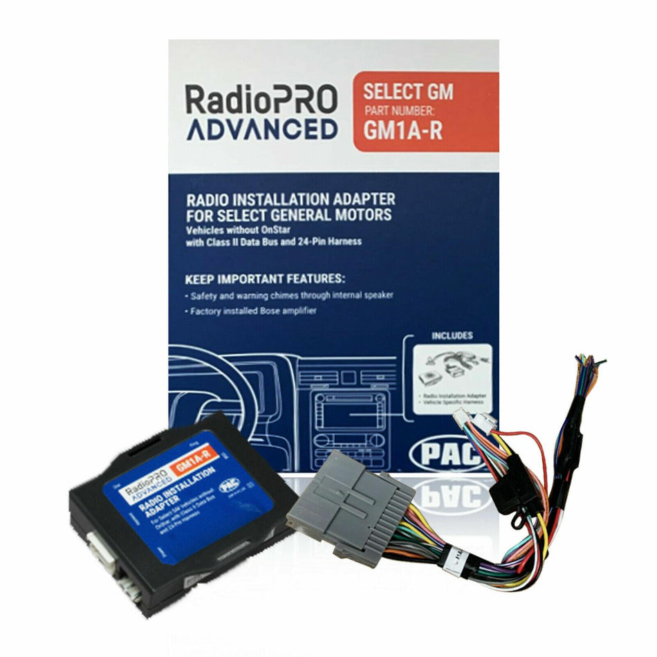 PAC GM1A-RST RadioPRO Advanced Interface Easier Adjustment Chimes Fits For GM
