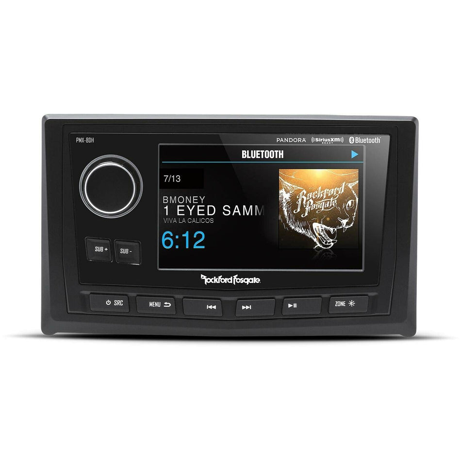 Rockford Fosgate PMX-8DH Punch Full Function Wired 5 Inch Marine Display for PMX 8BB