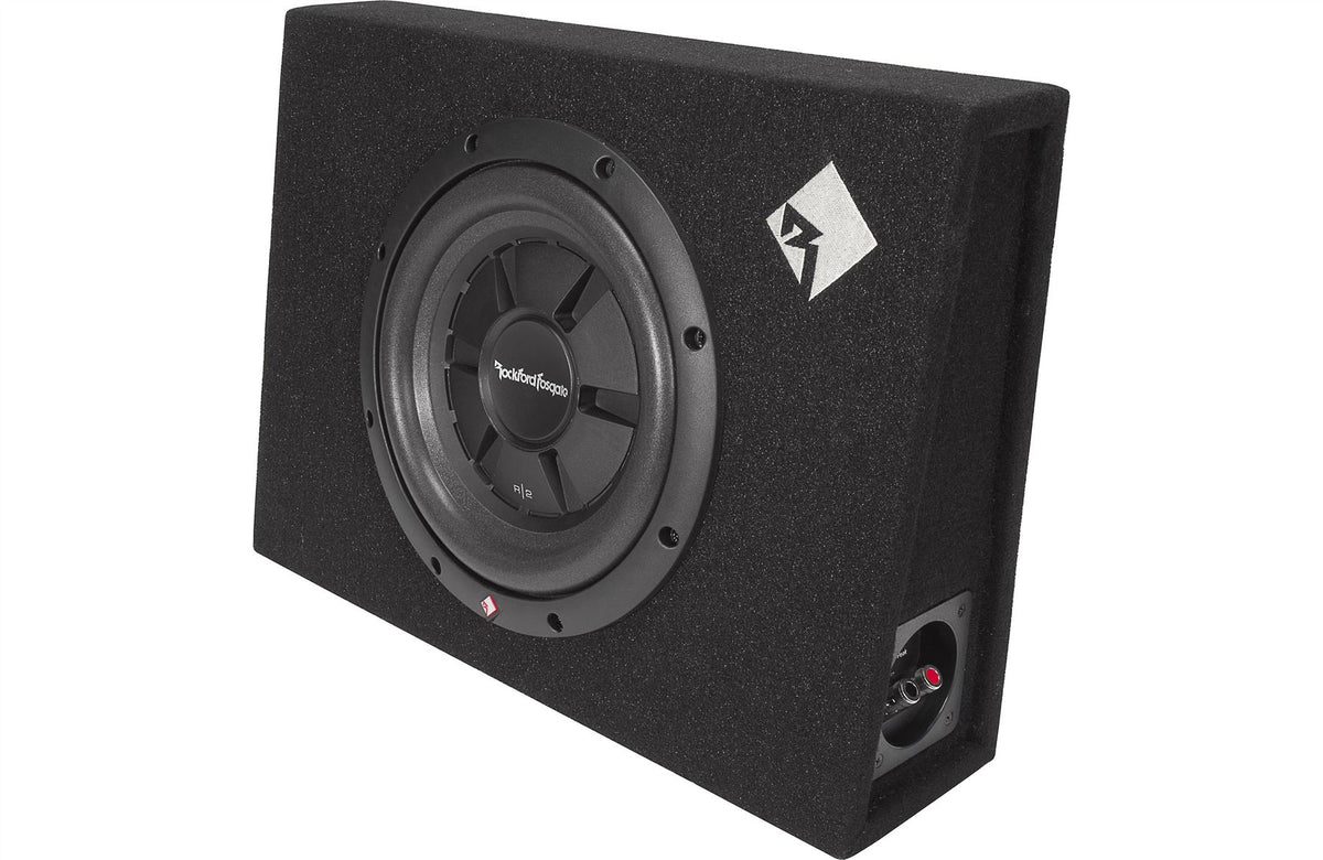 Rockford Fosgate R2S-1X10 10 Inch Sealed Slim Shallow Loaded Enclosure