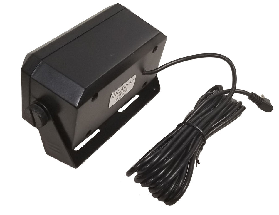 Kalibur KSP3 External CB Speaker Ten Watt with 10 Meter Cable 3.5 mm Plug Black