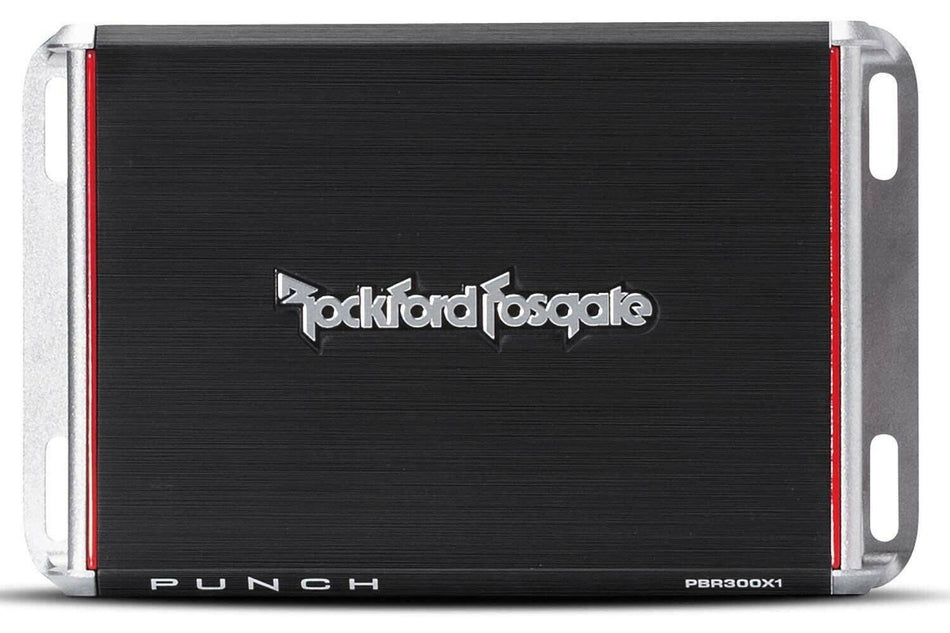 Rockford Fosgate PBR300X1 Punch 300W Compact Motorcycle ATV UTV Mono Amplifier