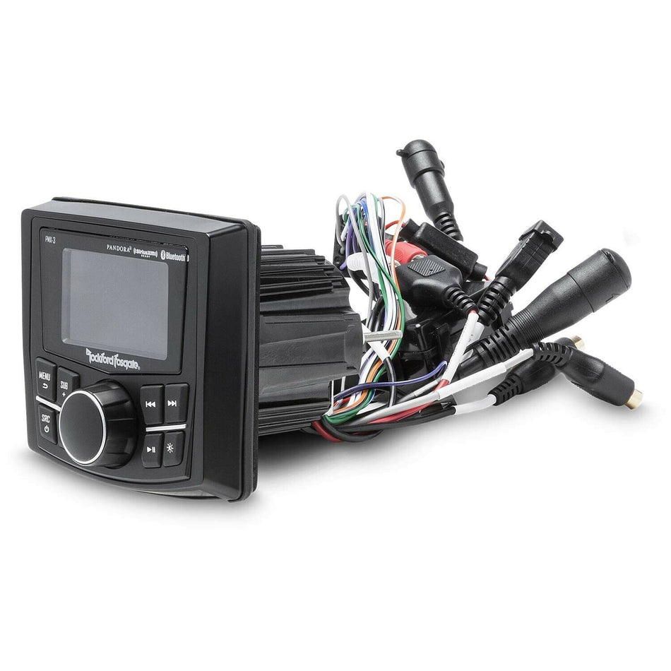 Rockford Fosgate PMX-3 Compact Digital Media Receiver with 2.7 Inch Display