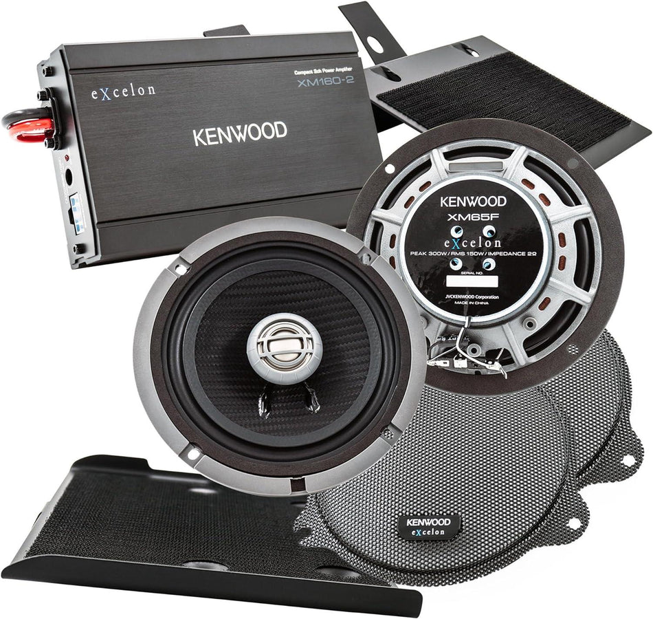 Kenwood Excelon P-HD1F Front Audio Kit for Select 2014-Up Harley