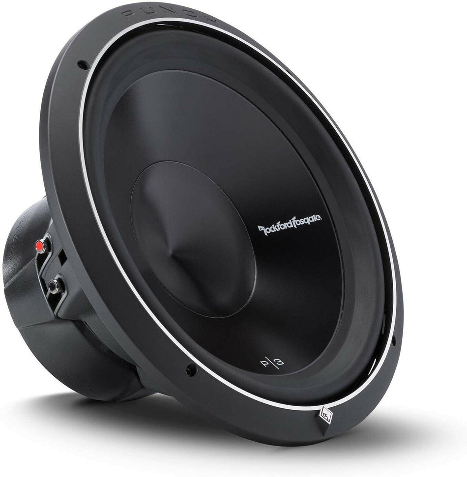 Rockford Fosgate P3D4-12 Punch 4 Ohm DVC 12 Inch Subwoofer Car Audio Bass Speaker