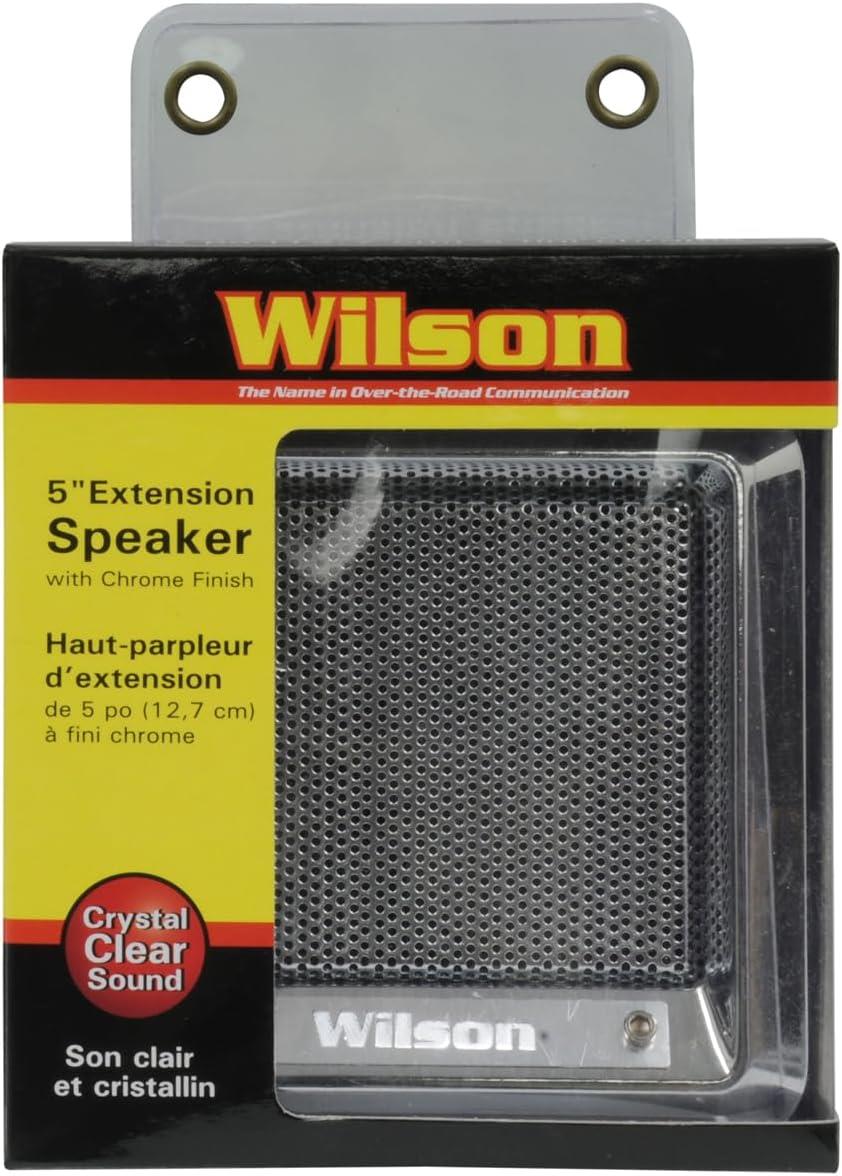Wilson 305-600CHR 5" CB External Speaker Chrome Finish with 10' Audio Cable