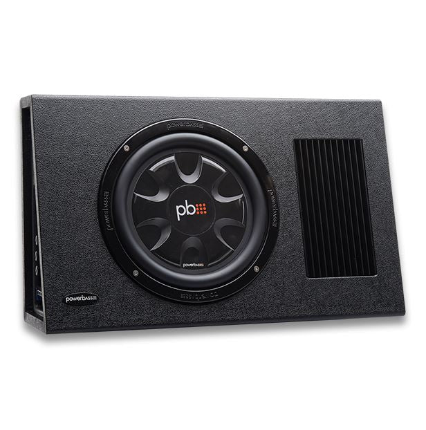 Powerbass PS-AWB101T 10" Amplified Slim Loaded Subwoofer Enclosure