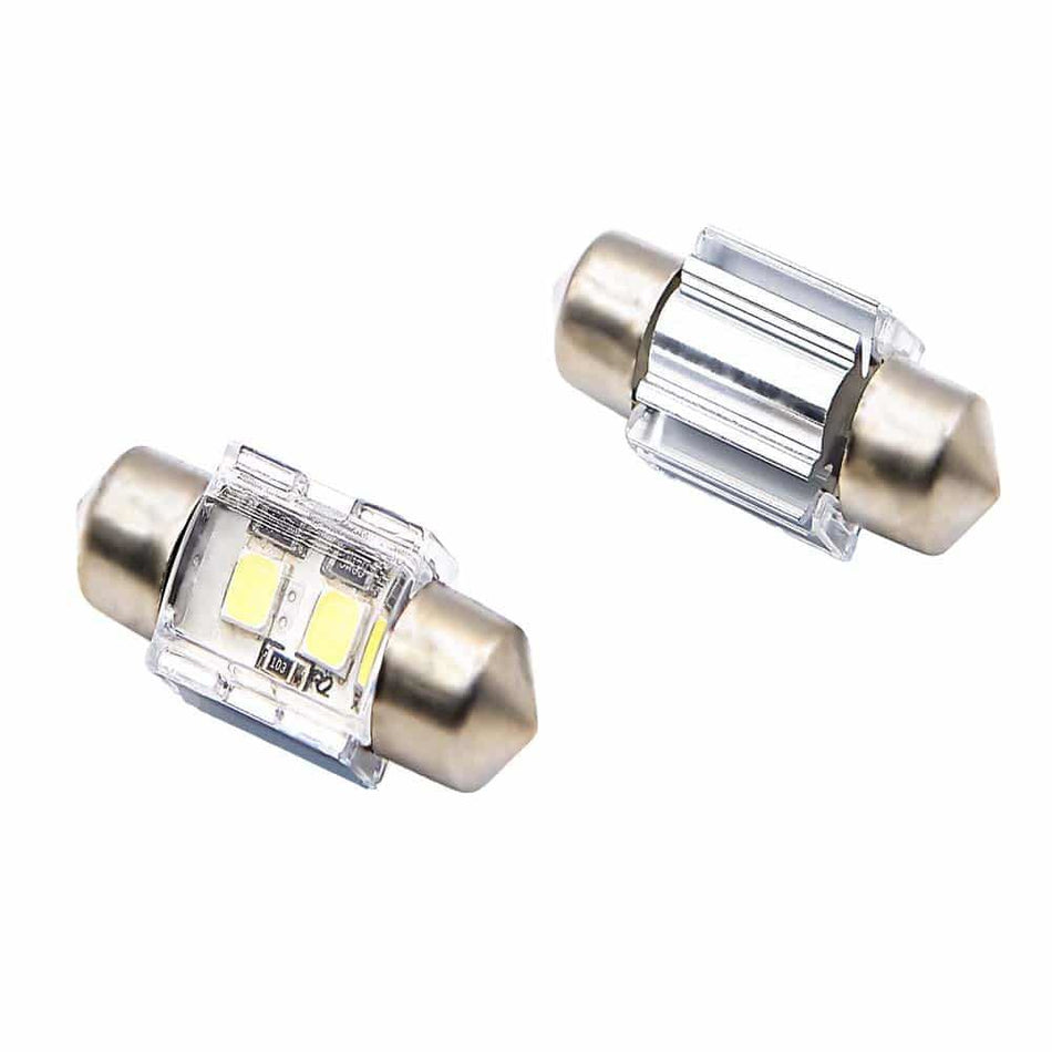 Lucas Lighting L-31MMW Festoon Canbus Bulb White LED 31mm High Output Pair