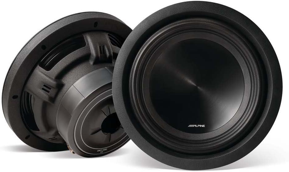Alpine SWT-10S2 10" Single 2-Ohm Subwoofer, 350W RMS