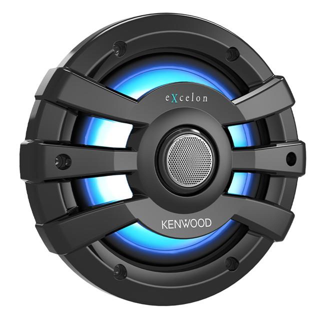 Kenwood XM65BL 6.5" 2-Way Marine Coaxial Speaker with RGB LED 75W RMS Power