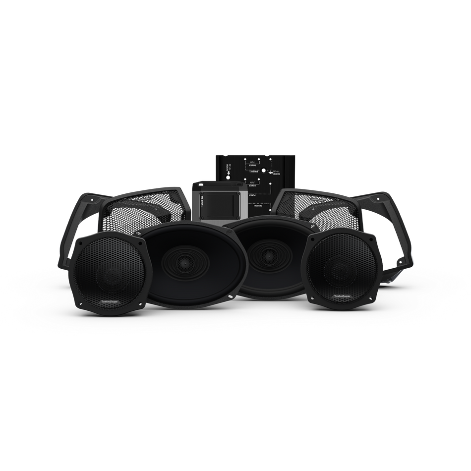 Rockford Fosgate HD9813SG-STG3 Stage 3 Audio Kit Fits For Harley Davidson 98-13