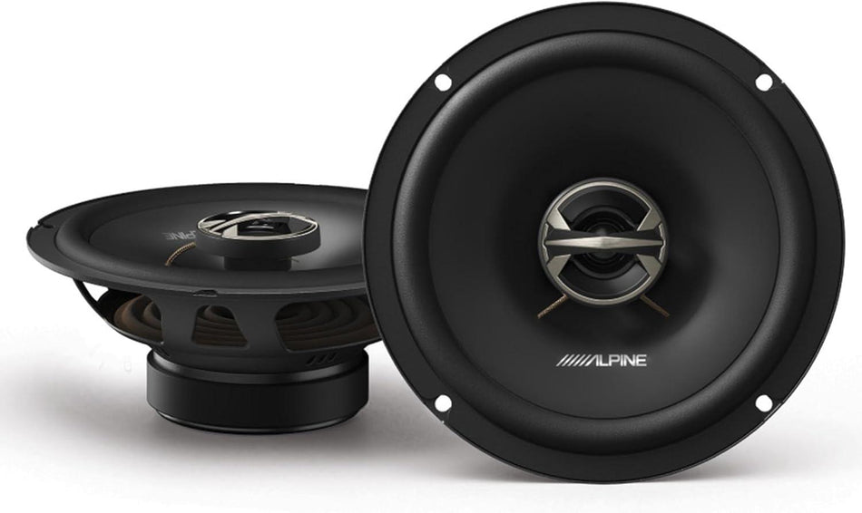 Alpine EL-E65-G EL-Series 6.5" 2-Way Coaxial Speaker Set 160W Peak 40W RMS