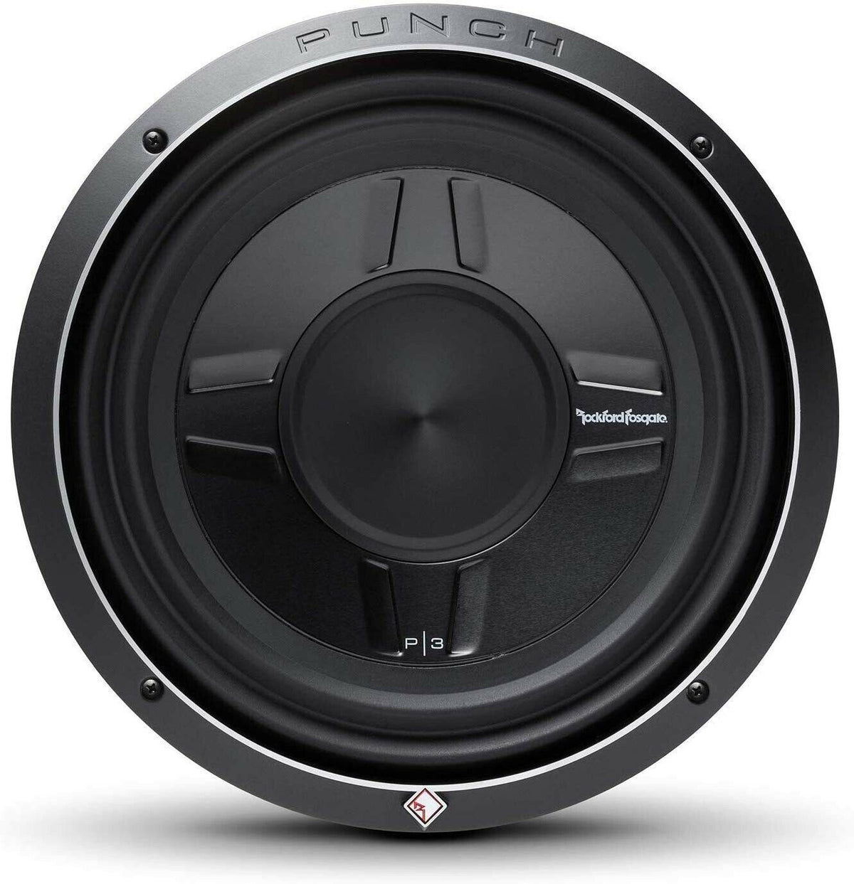 Rockford Fosgate P3SD2-12 Punch Dual 2 Ohm Voice Coil 12 Inch Slim Subwoofer