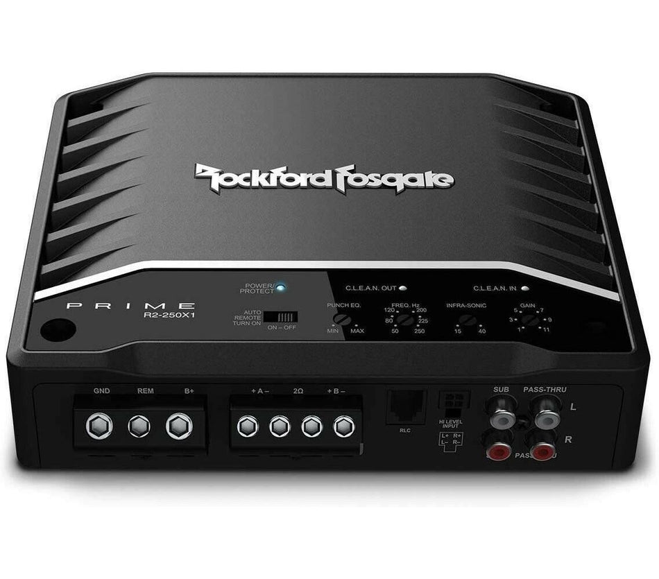 Rockford Fosgate R2-250X1 Punch 250 Watt Mono Amplifier Car Amplifiers