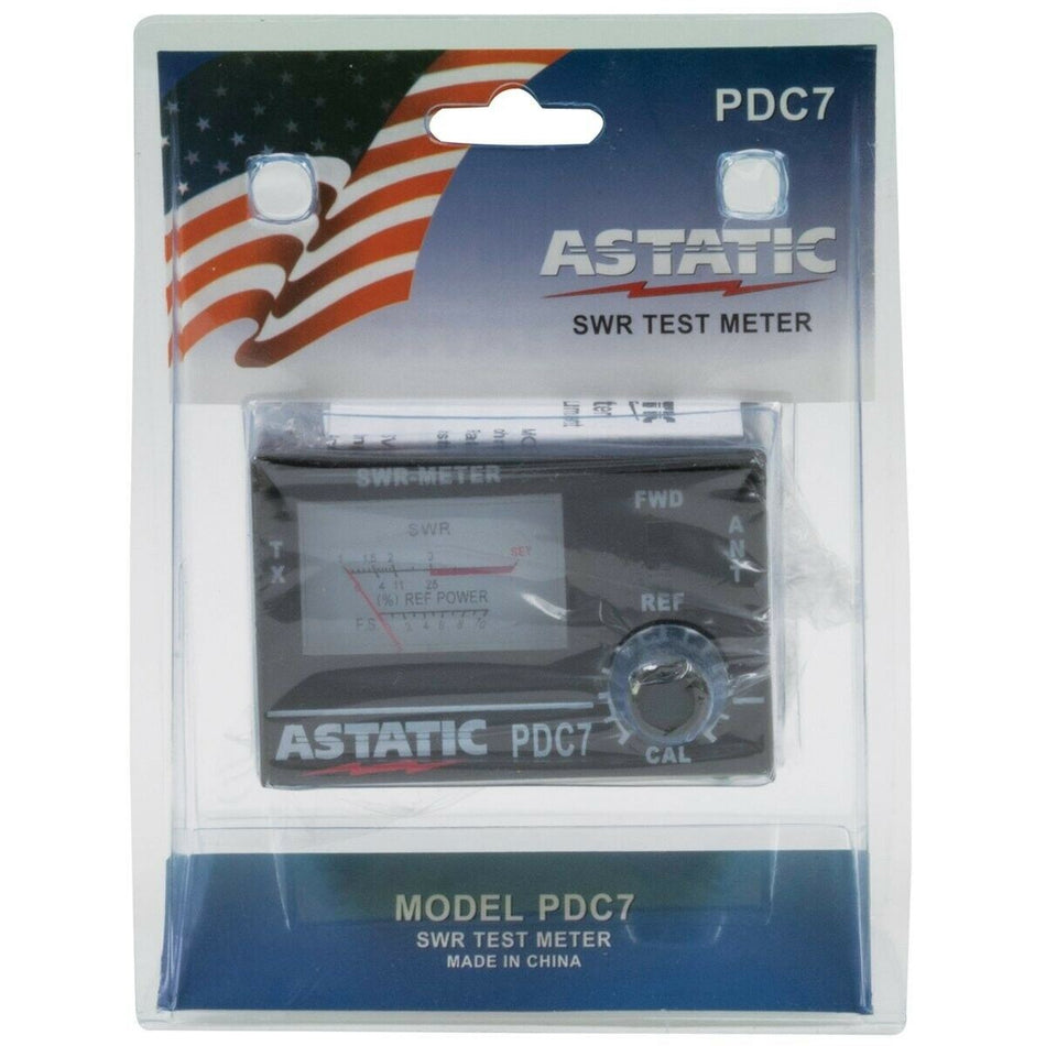 Astatic 302-01768 CB Radio Compact Test Meter Use with Base or Mobile Operations