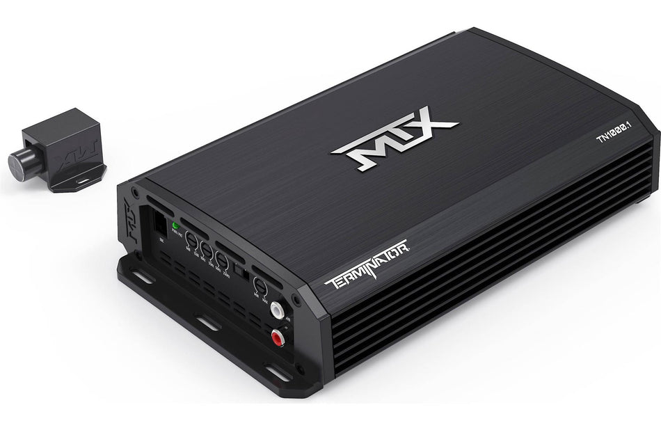 MTX Terminator TN10001 Amplifier Mono Block Class D 1000W RMS Bass Boost Black