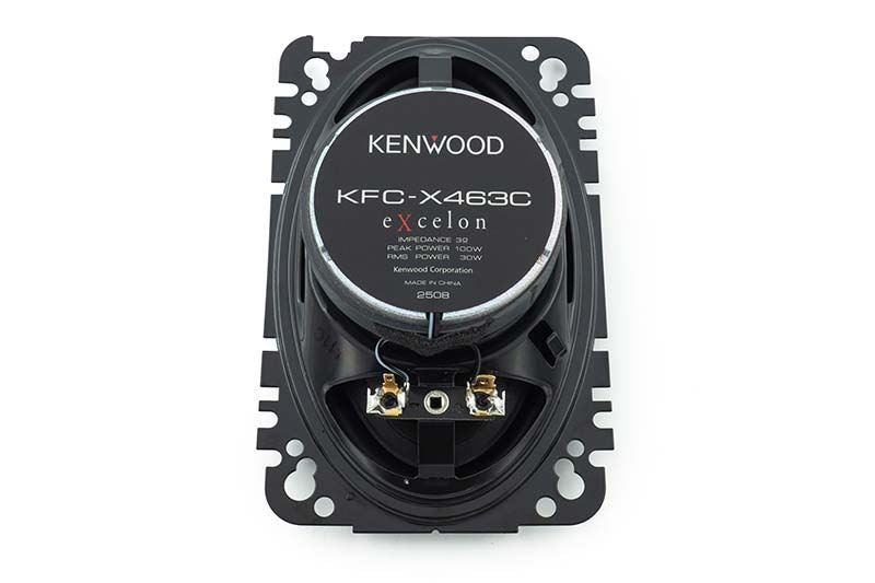 Kenwood KFC-X463C Speaker System 4x6 Inch Two Way Custom Fit Bluetooth 30W Black