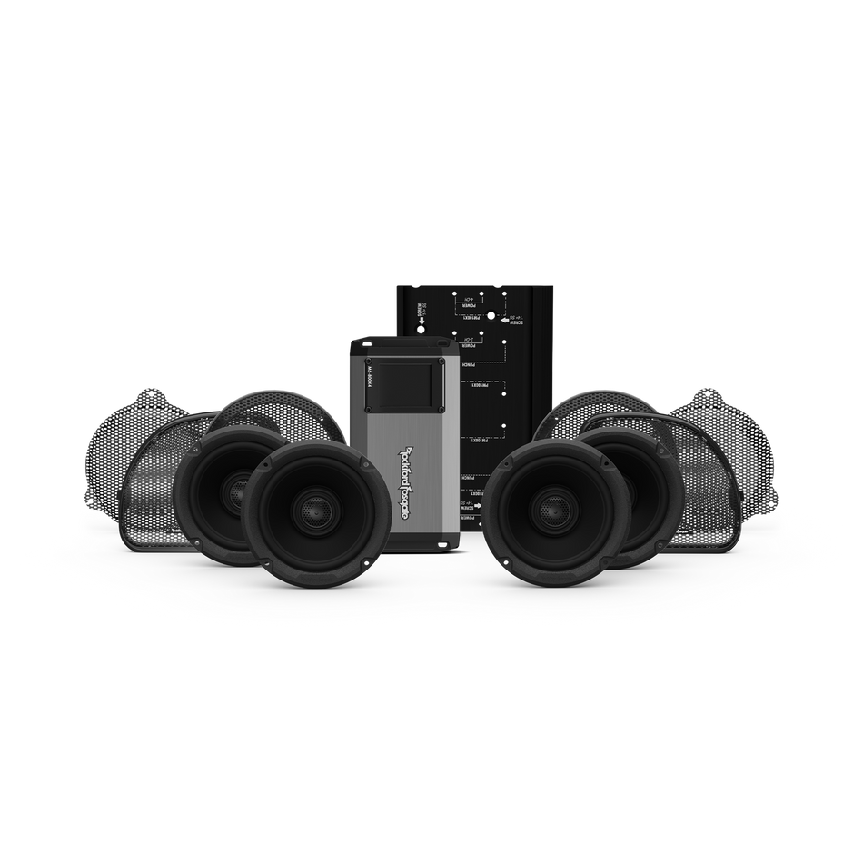 Rockford Fosgate HD14U-STG2 Stage Two Audio Kit Fits For Harley 2014-Onwards