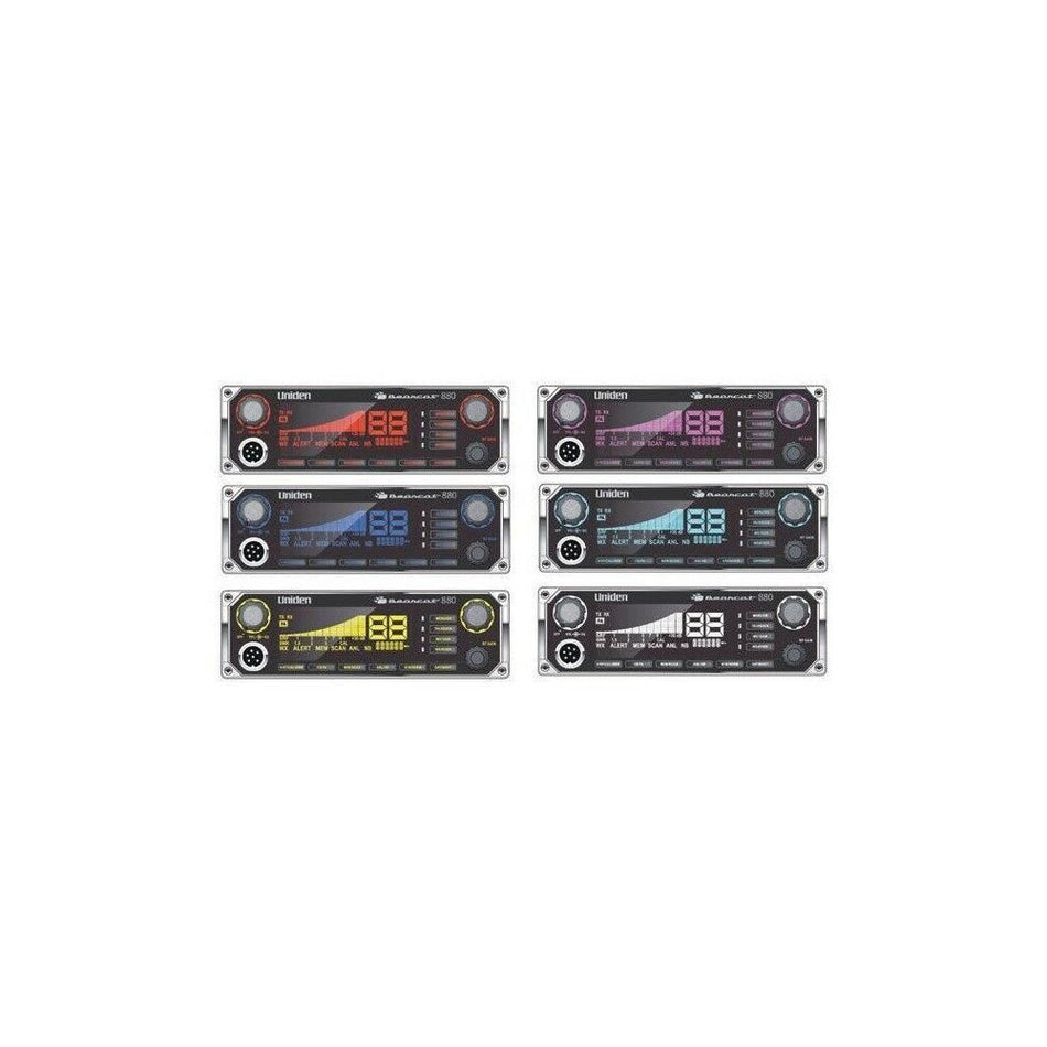 Uniden BC880 Bearcat CB Radio 40 Channel Mobile 7 Color Display NOAA Weather