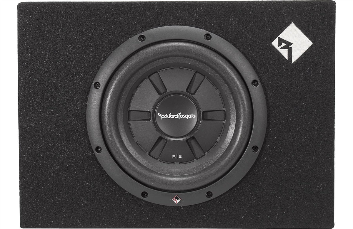 Rockford Fosgate R2S-1X10 10 Inch Sealed Slim Shallow Loaded Enclosure