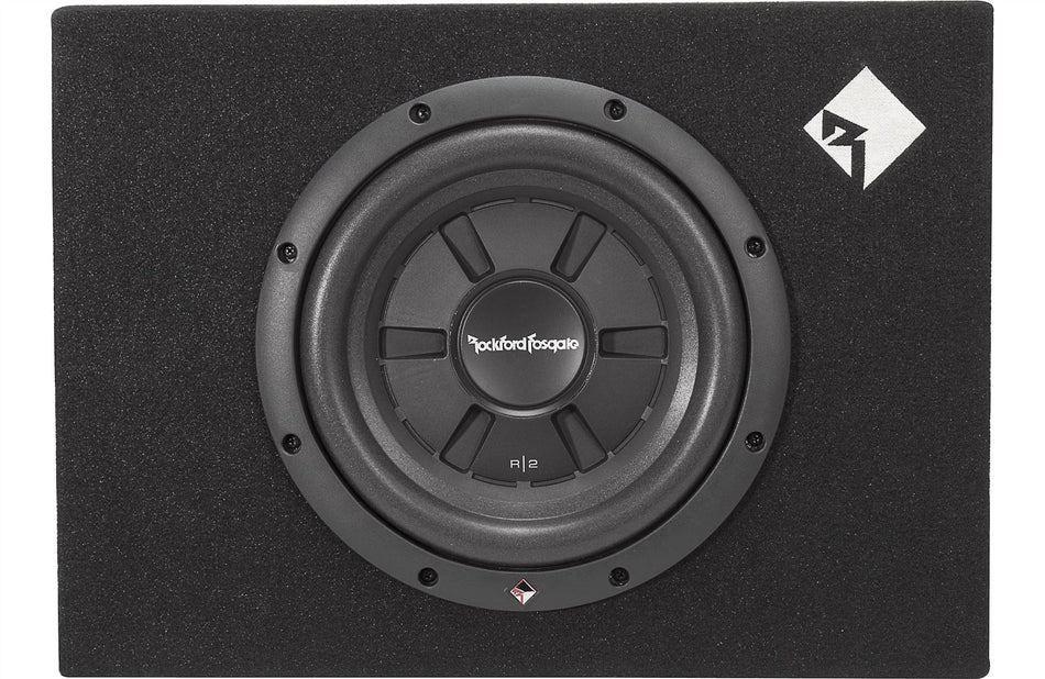 Rockford Fosgate R2S-1X10 10 Inch Sealed Slim Shallow Loaded Enclosure