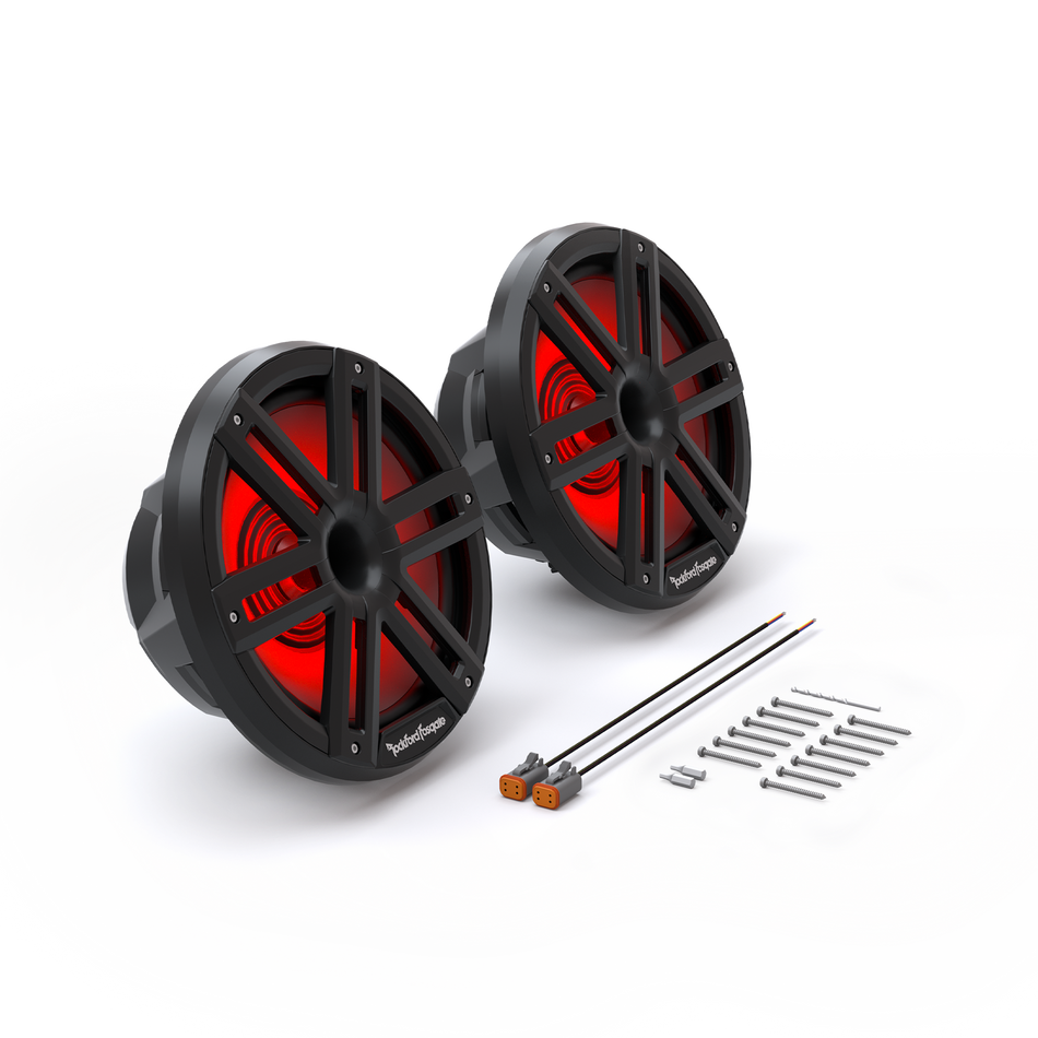 Rockford Fosgate M2-10HB Black 10" Color Optix 2-Way Horn Loaded Speaker