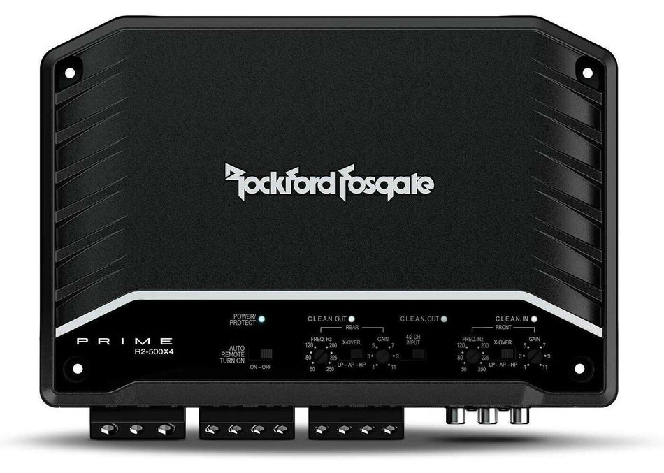 Rockford Fosgate R2-500X4 500 Watt 4 Channel Amplifier Car Amplifiers