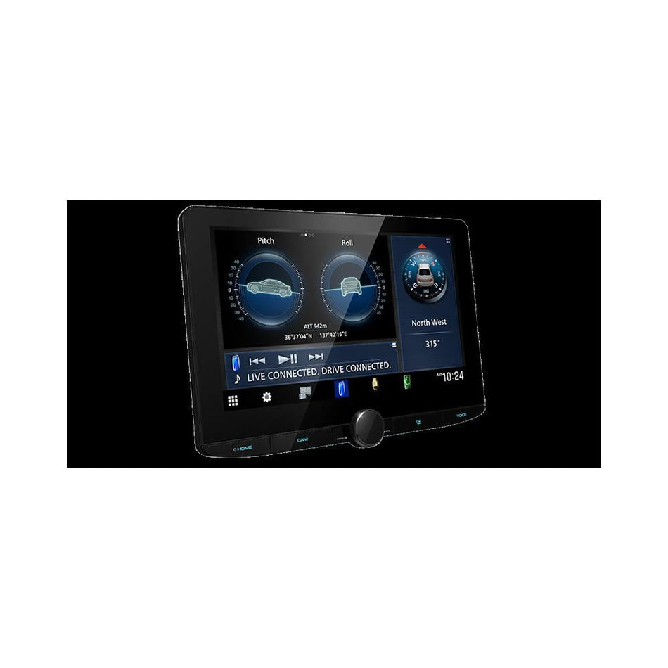 Kenwood DMX1038S 10.1" Digital Multimedia Receiver 1-DIN Wireless Apple CarPlay