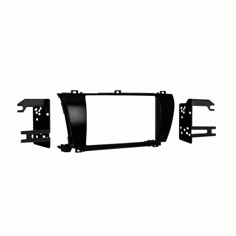Metra 95-8245CHG 4" Tall 2-DIN Dash Kit for Toyota Corolla 2014-2016 Charcoal