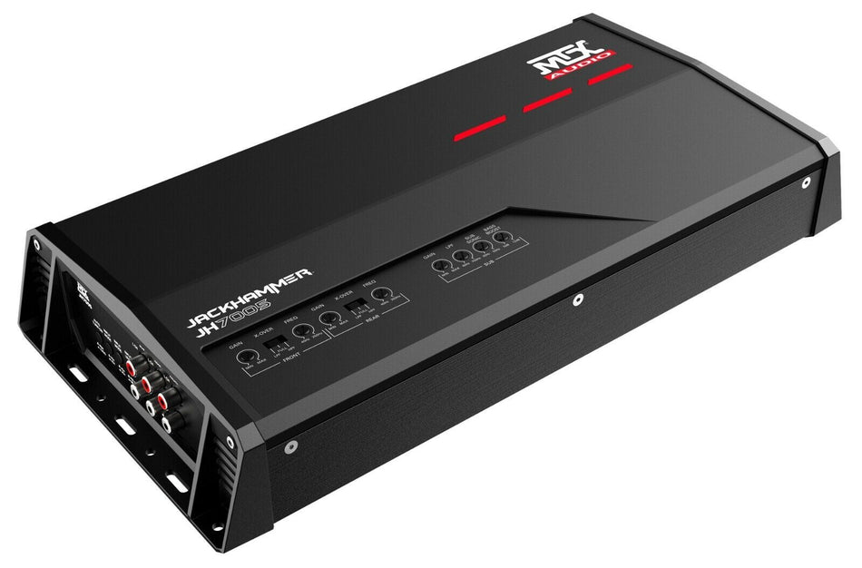 MTX JH7005 Jackhammer Series 700 W 5 Channel Class AB Car Amplifier Black