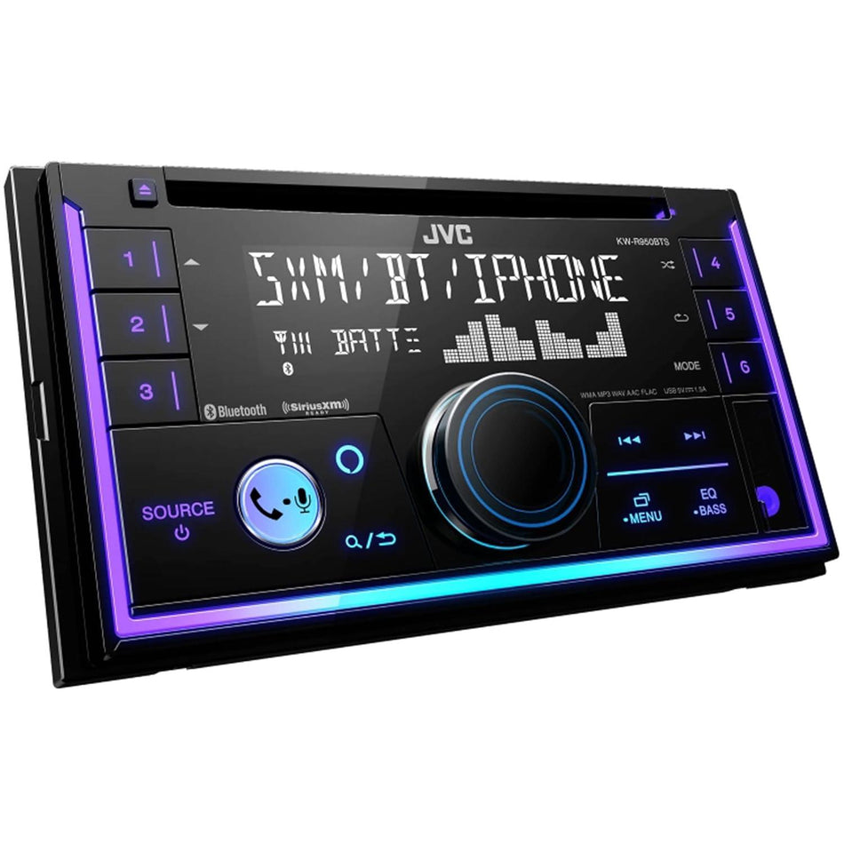 JVC KW-R950BTS CD Receiver 2-DIN with Bluetooth and Built-in Amazon Alexa & USB
