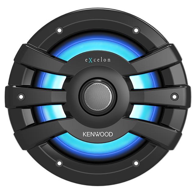 Kenwood XM77BL 7.7" 2-Way Marine Coaxial Speaker with RGB LED 100W RMS Power