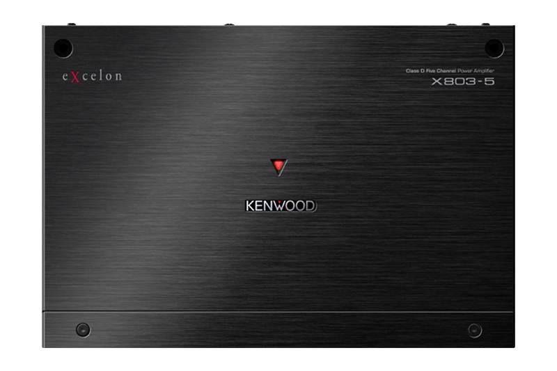 Kenwood X803-5 Power Amplifier 5-Channel Class D 1600W Peak Power 800W RMS