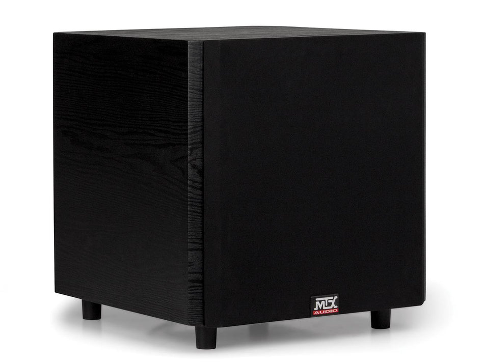 MTX TSW10 10" Vented Powered Home Theater Subwoofer Class A/B 150W Max Power
