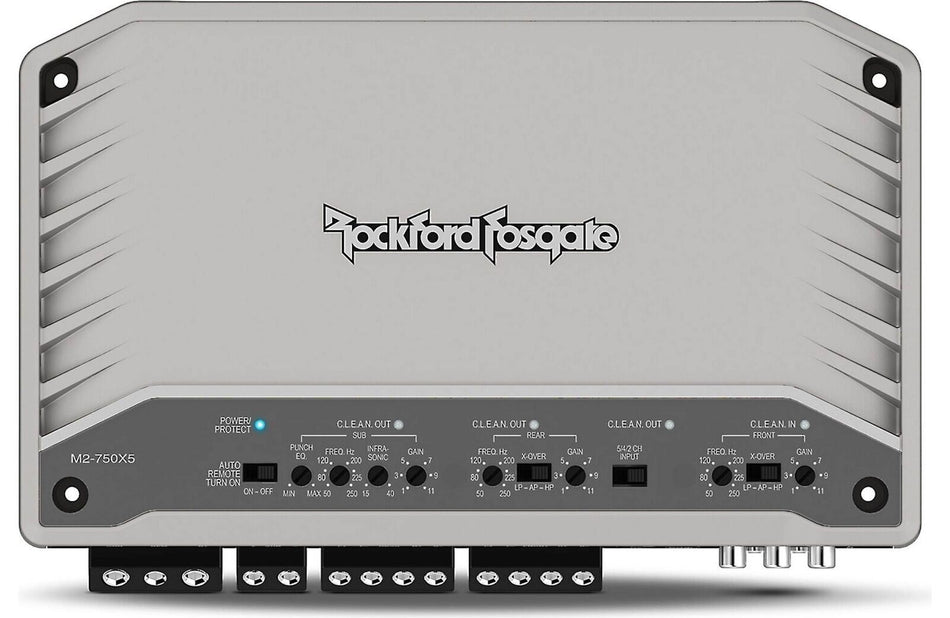 Rockford Fosgate M2-750X5 750W 5 Channel M2 Series Element Ready Amplifier Marine Audio